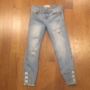 Abercrombie kids super skinny slim jeans